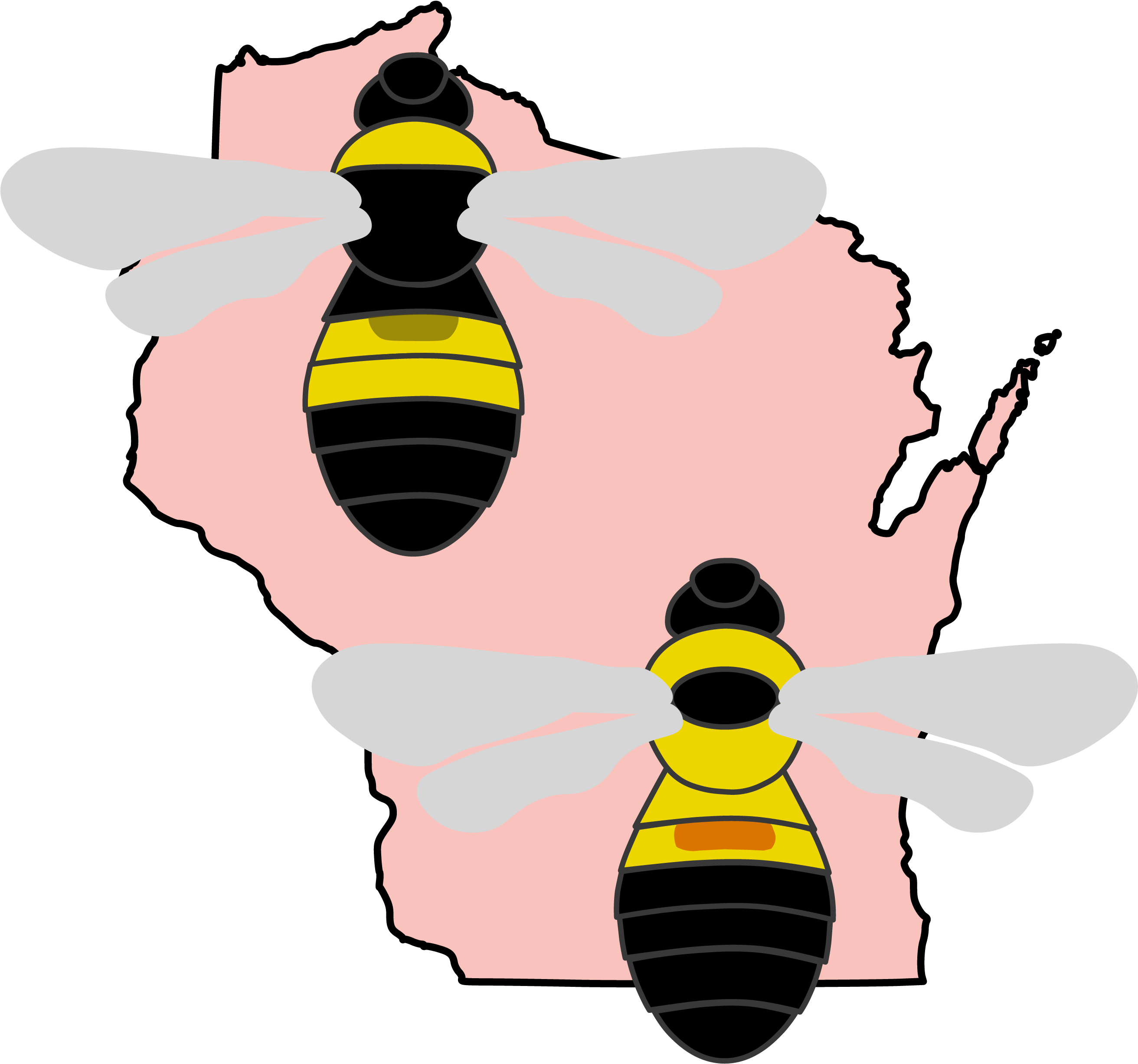 Bumblebee Clipart Two Bee - Bumblebee Clipart Two Bee (2730x2576)