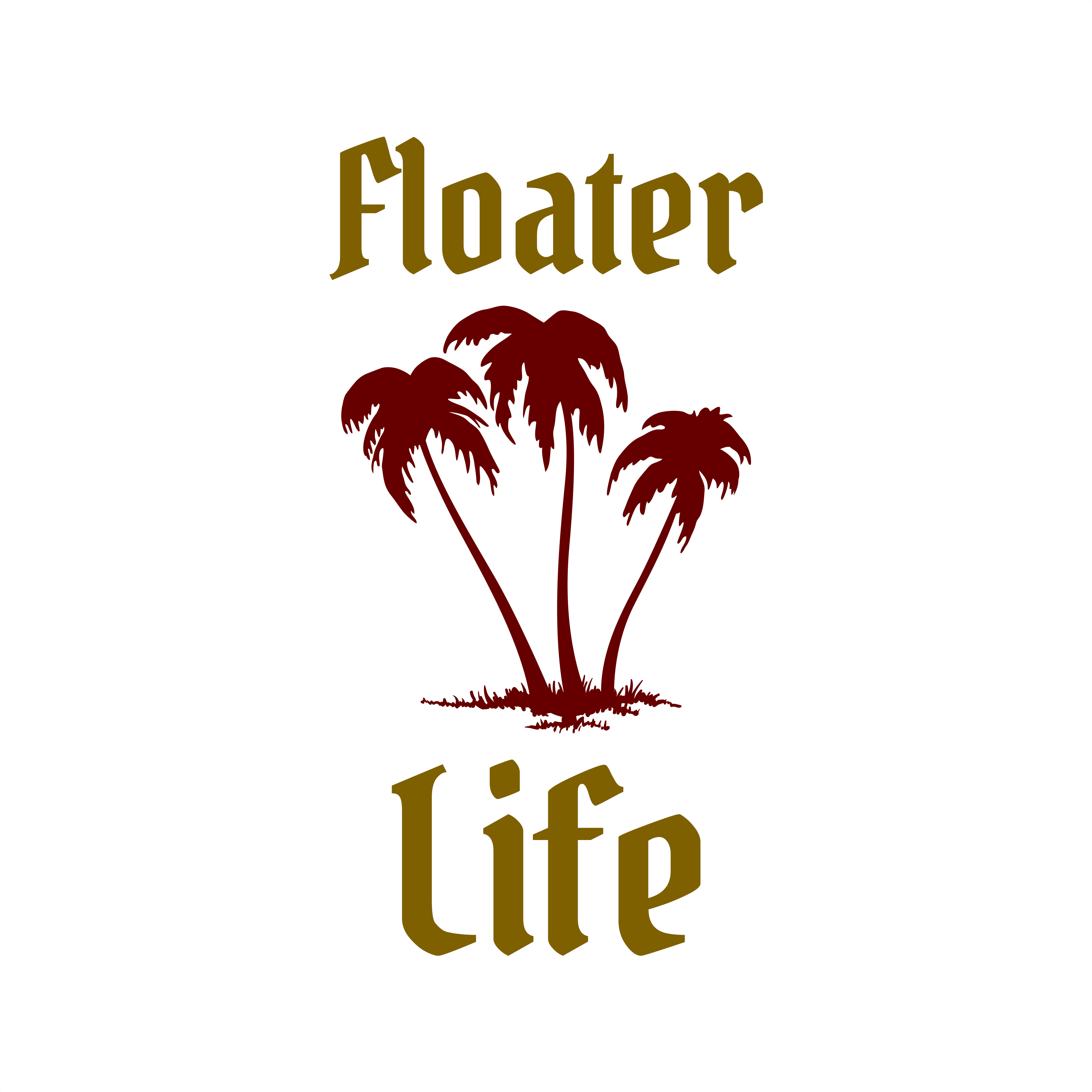 Palm Life Floater Tee - Palm Life Floater Tee (4000x4000)