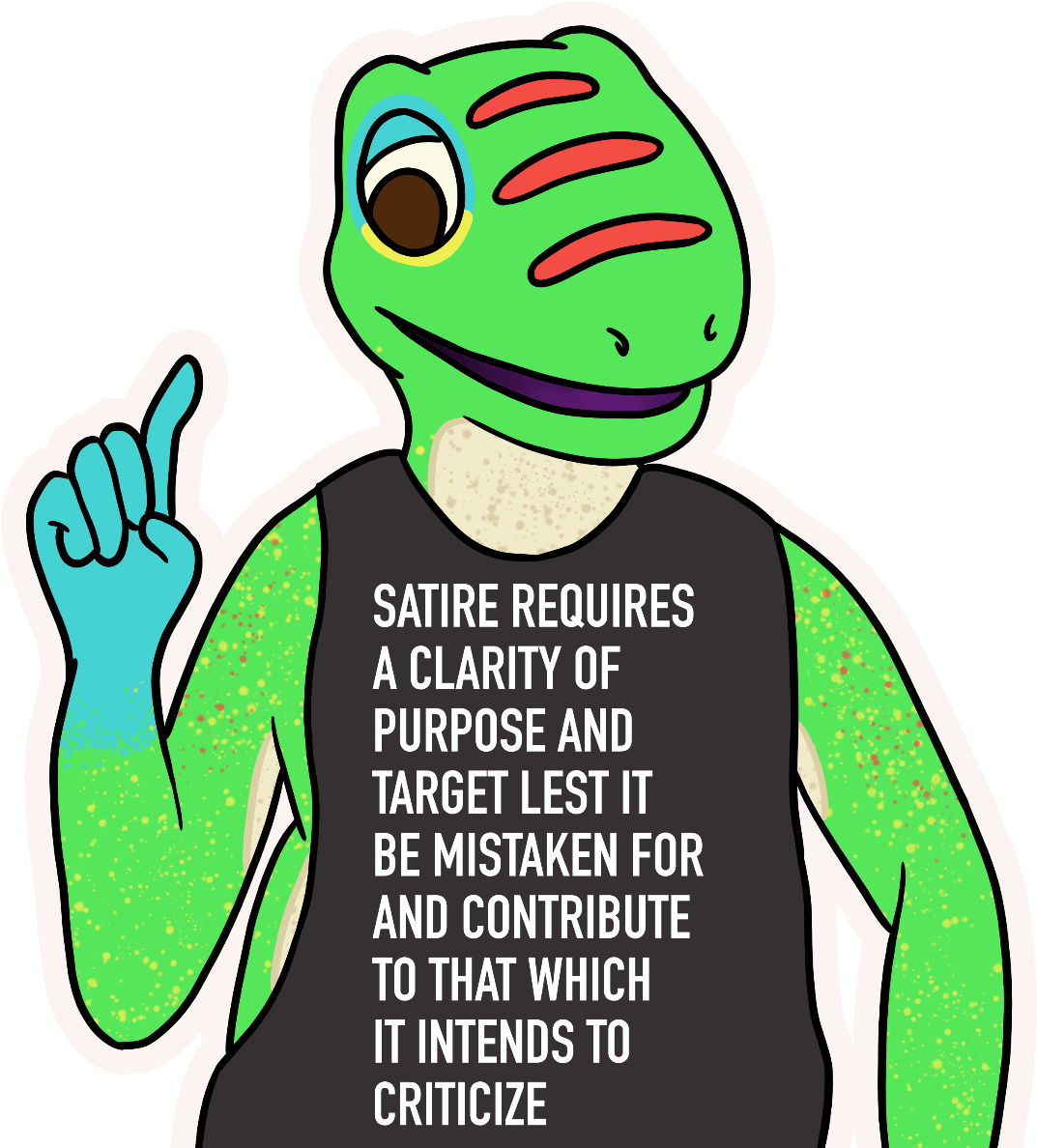 Niss Wearing The Shirt That Says "satire Requires A - Niss Wearing The Shirt That Says "satire Requires A (1278x1282)