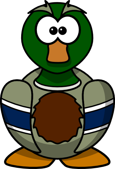Big Cartoon Duck Clip Art At Clker Com Vector Clip - Big Cartoon Duck Clip Art At Clker Com Vector Clip (402x593)