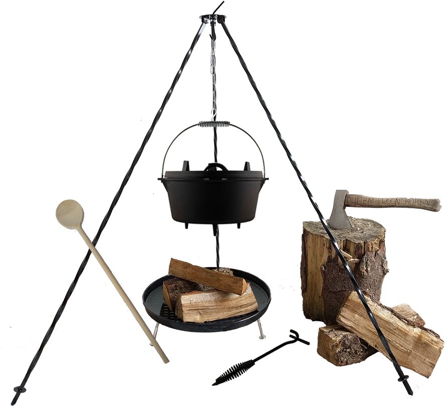 Complete Dutch Oven Set Van Buitengewoon Koken - Complete Dutch Oven Set Van Buitengewoon Koken (945x1103)