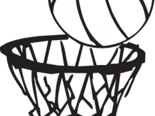 Ball Clipart Basketball Hoop - Ball Clipart Basketball Hoop (640x480)