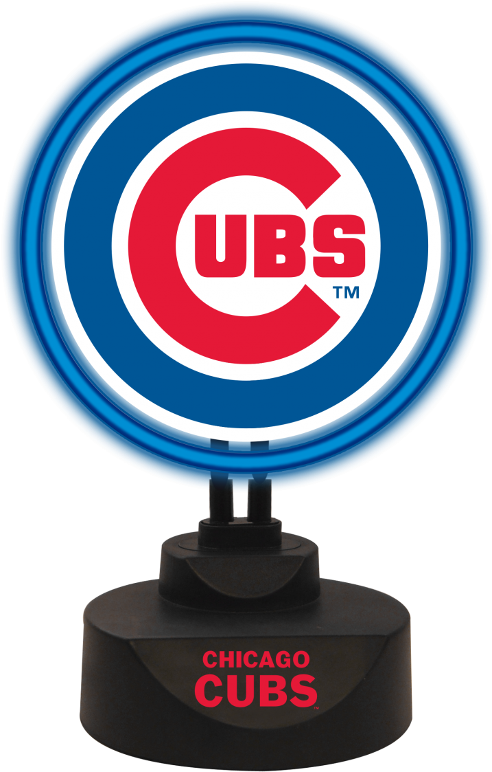 Chicago Cubs Team Logo Neon - Chicago Cubs Team Logo Neon (1200x1281)