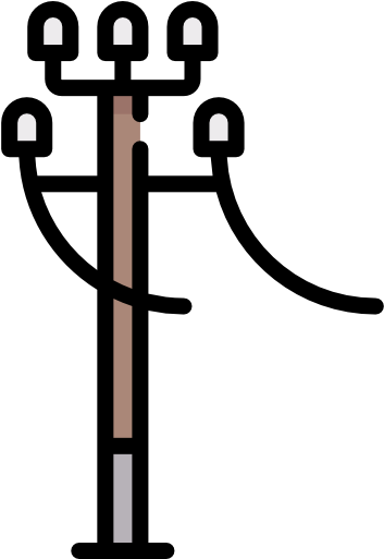 Electric Pole Free Icon - Electric Pole Free Icon (512x512)