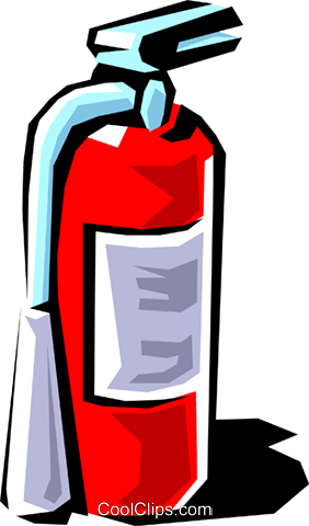 Fire Extinguishers Royalty Free Vector Clip Art Illustration - Fire Extinguishers Royalty Free Vector Clip Art Illustration (282x480)