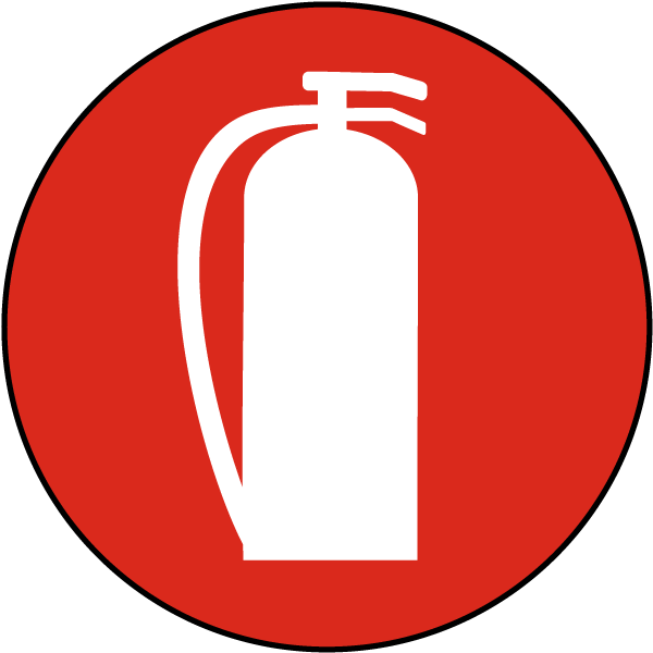 Fire Symbol Floor Sign - Fire Symbol Floor Sign (600x600)