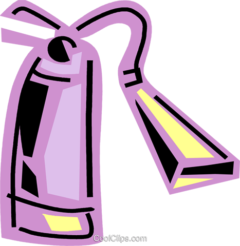 Fire Extinguishers Royalty Free Vector Clip Art Illustration - Fire Extinguishers Royalty Free Vector Clip Art Illustration (467x480)