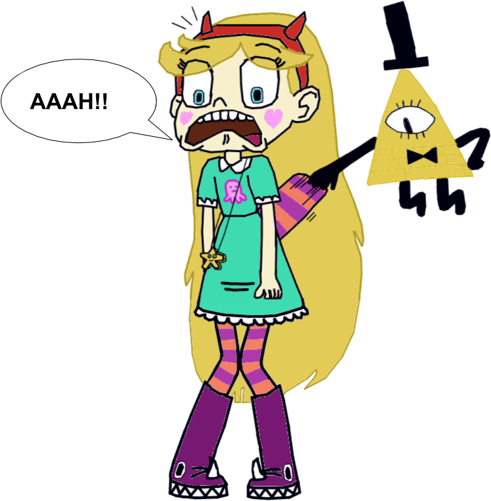Bill Cipher Wedgies Star Butterfly By Supernathan - Bill Cipher Wedgies Star Butterfly By Supernathan (800x800)