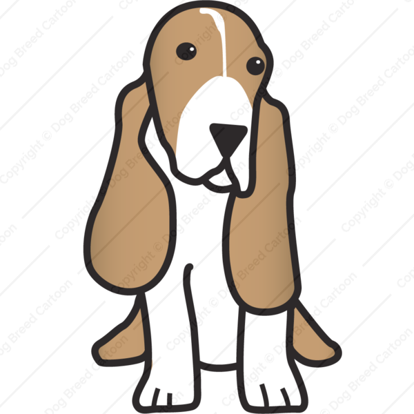 Basset Hound Clipart Thanksgiving - Basset Hound Clipart Thanksgiving (600x600)