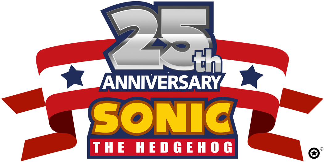 Sonic 25th Anniversary Flag Template By Nuryrush - Sonic 25th Anniversary Flag Template By Nuryrush (1067x749)