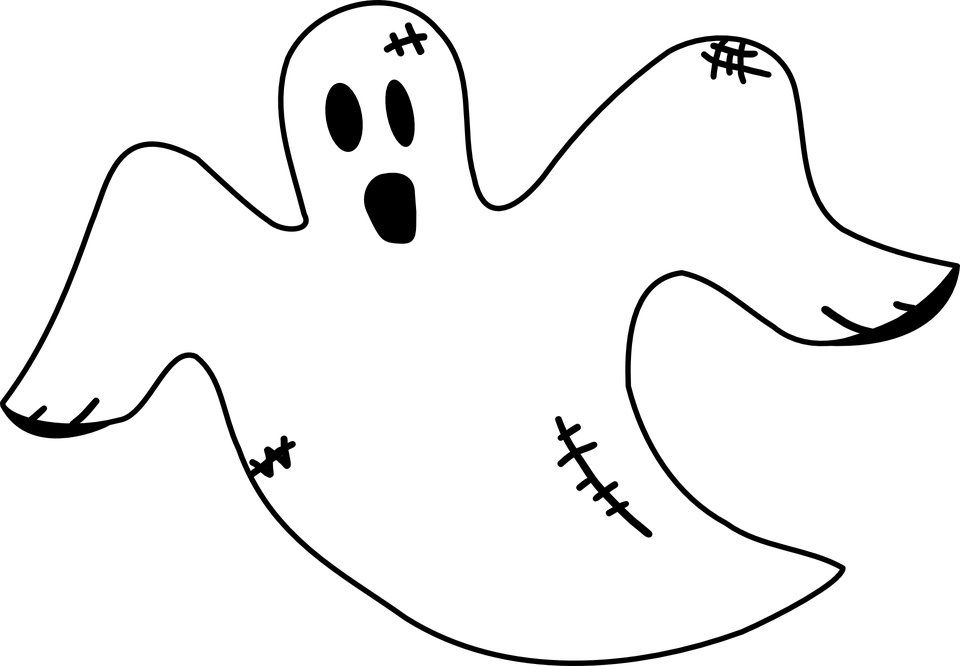 Ghost Halloween Spooky Free Vector Graphic On - Ghost Halloween Spooky Free Vector Graphic On (960x666)
