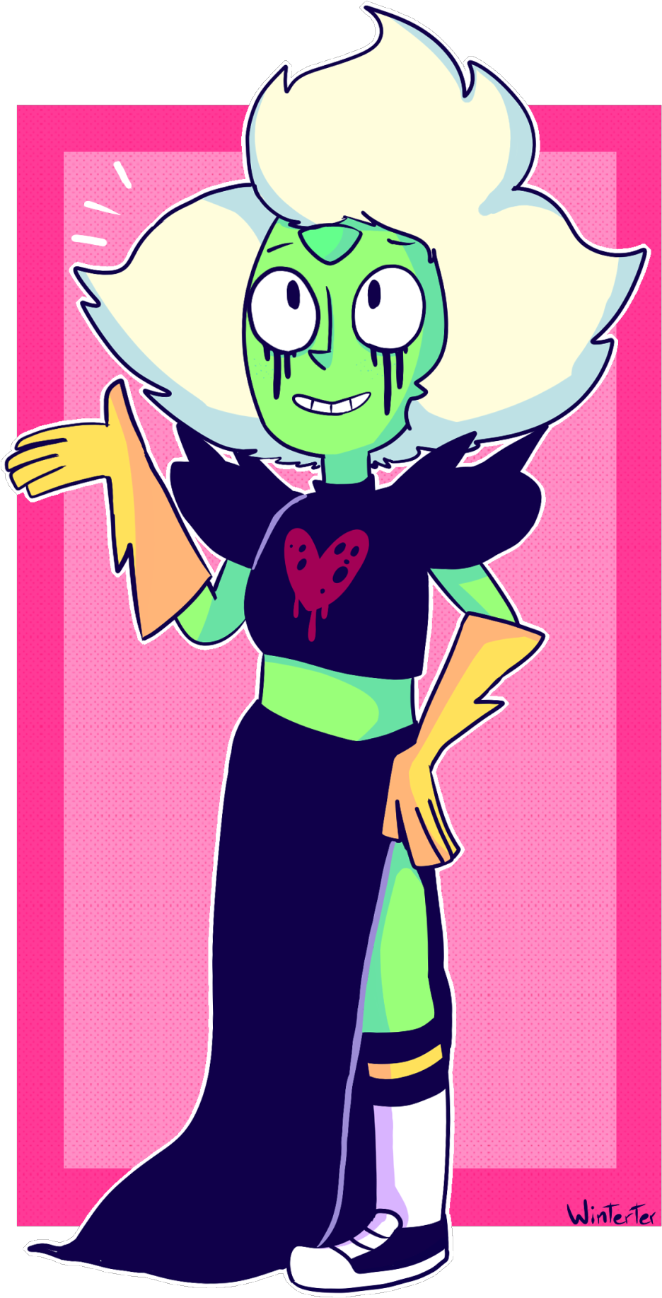 Green Pink Fictional Character Cartoon Clip Art Art - Green Pink Fictional Character Cartoon Clip Art Art (1226x1920)