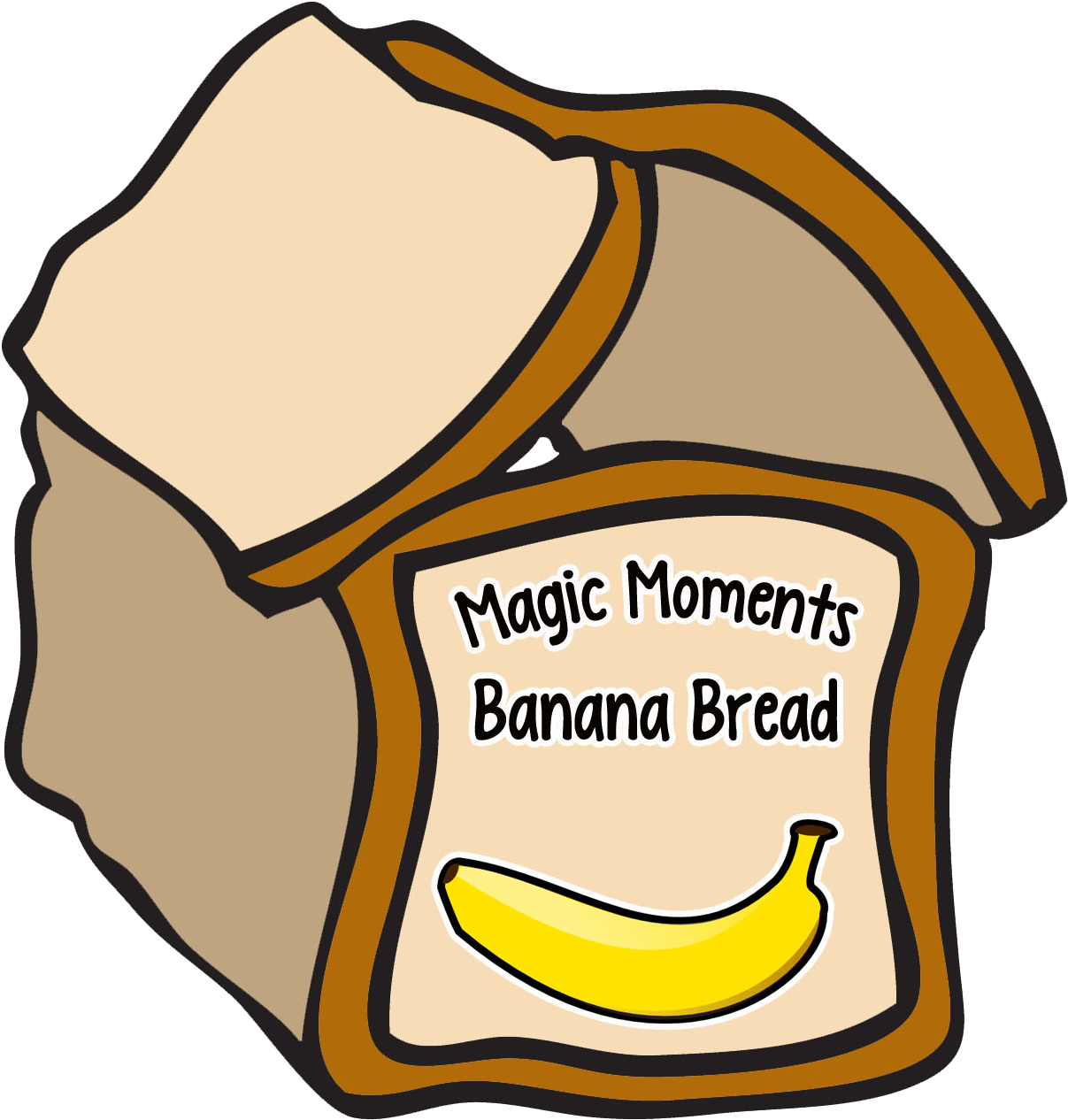 Magic Moments Banana Bread New Logo - Magic Moments Banana Bread New Logo (1476x1404)