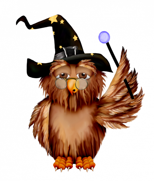 Halloween Owl - Halloween Owl (500x588)