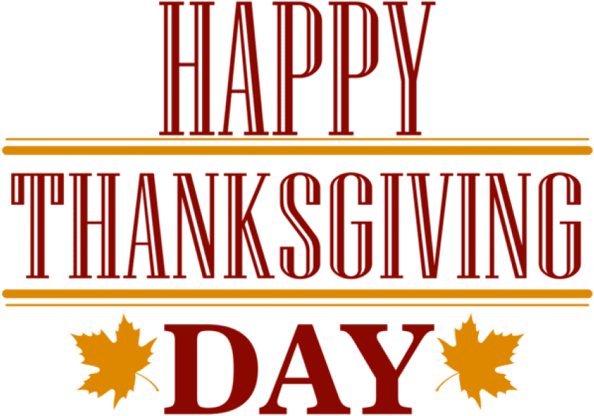 Download Happy Thanksgiving Day Text Png Images Background - Download Happy Thanksgiving Day Text Png Images Background (850x600)