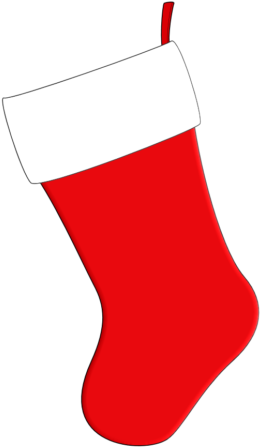 Christmas Stocking Clip Art Happy Holidays - Christmas Stocking Clip Art Happy Holidays (300x455)