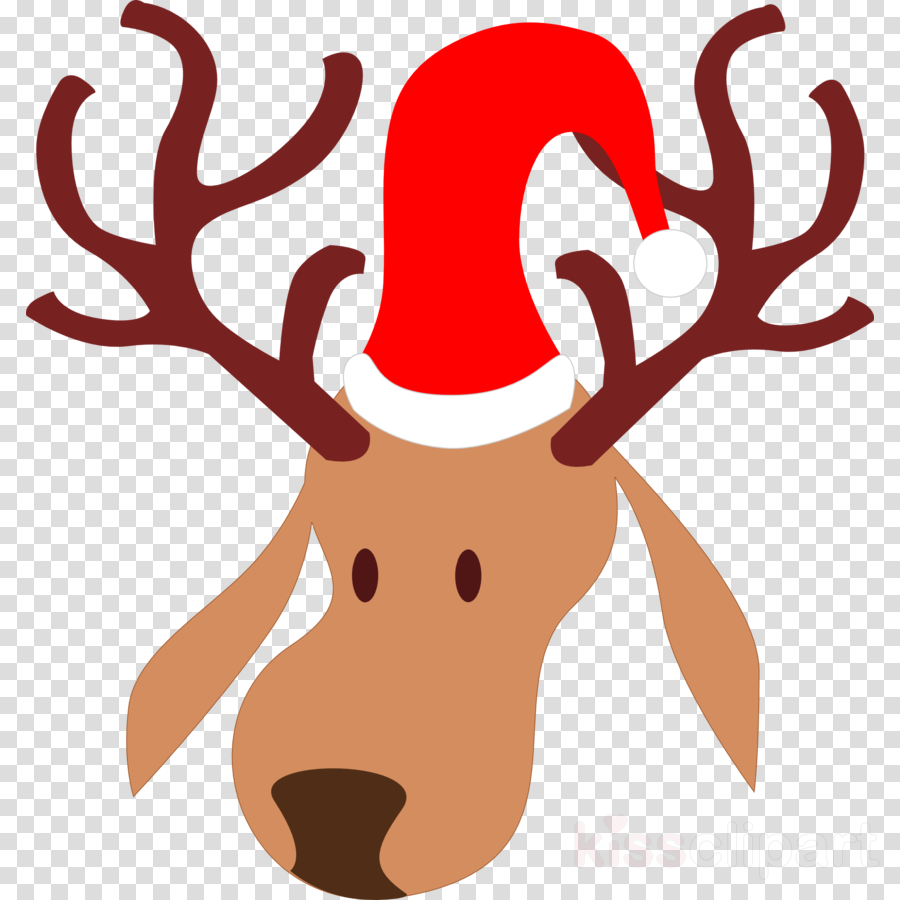 Rena Do Papai Noel Png Clipart Rudolph Santa Claus - Rena Do Papai Noel Png Clipart Rudolph Santa Claus (900x900)