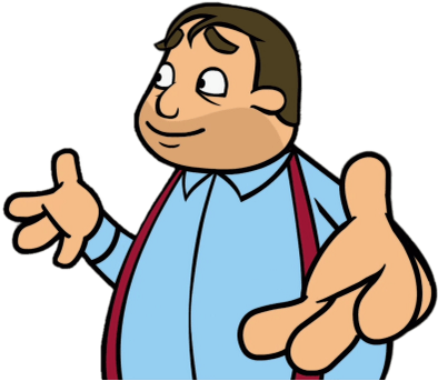 Wordgirl Big Left Hand Guy - Wordgirl Big Left Hand Guy (400x400)