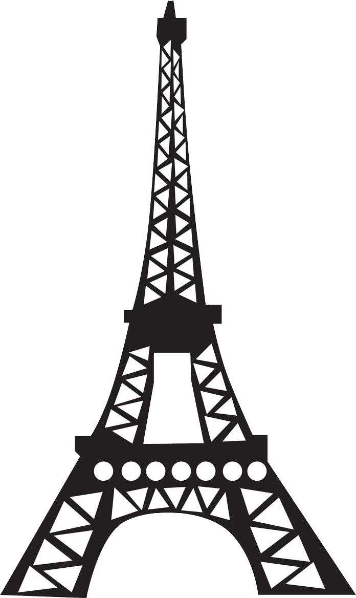 Eiffel Tower Clipart Transparent Background - Eiffel Tower Clipart Transparent Background (696x1168)