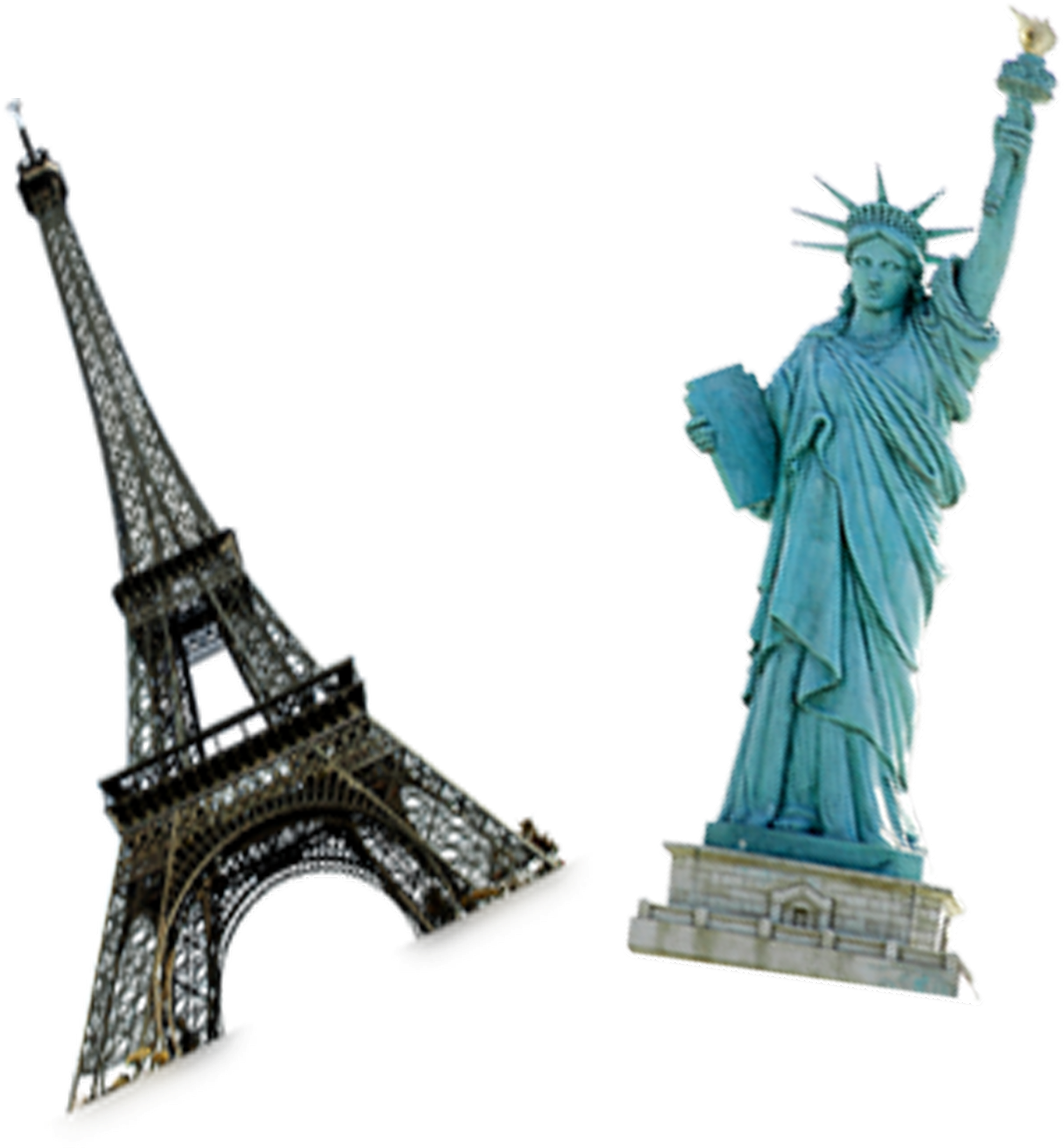 Statue Of Liberty Eiffel Tower - Statue Of Liberty Eiffel Tower (3543x3543)
