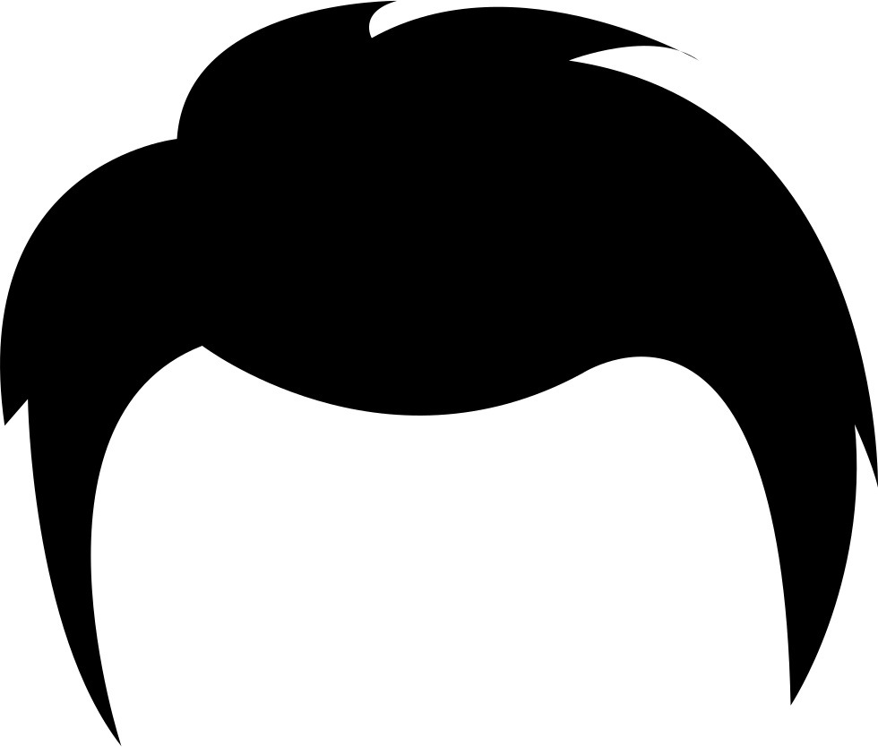 Short Hair Clipart Transparent - Short Hair Clipart Transparent (980x834)