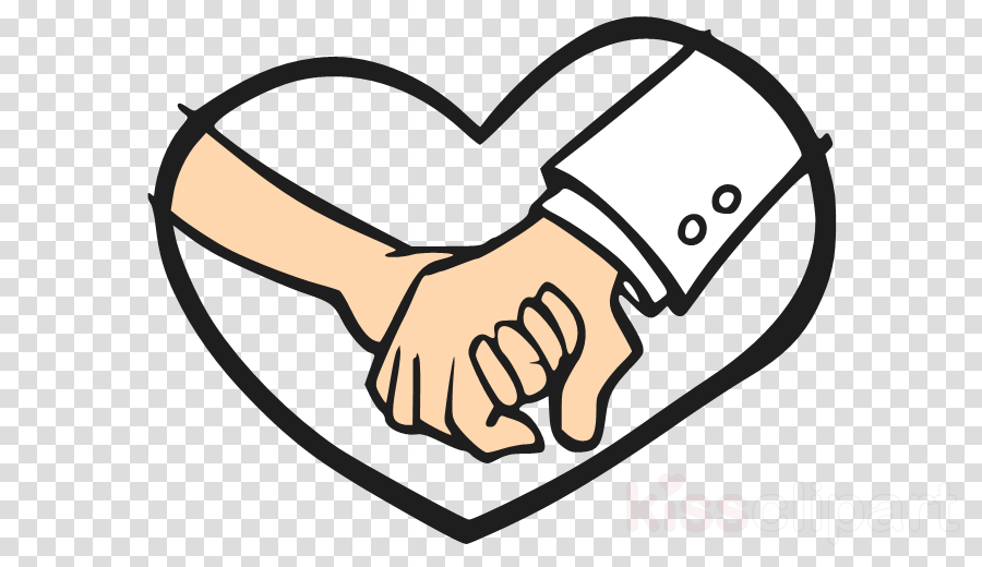 Holding Hands Together Cartoon Transparent Clipart - Holding Hands Together Cartoon Transparent Clipart (900x520)