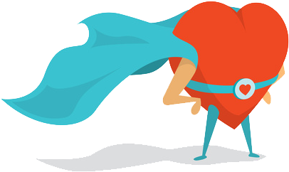 Superhero Heart - Superhero Heart (500x334)