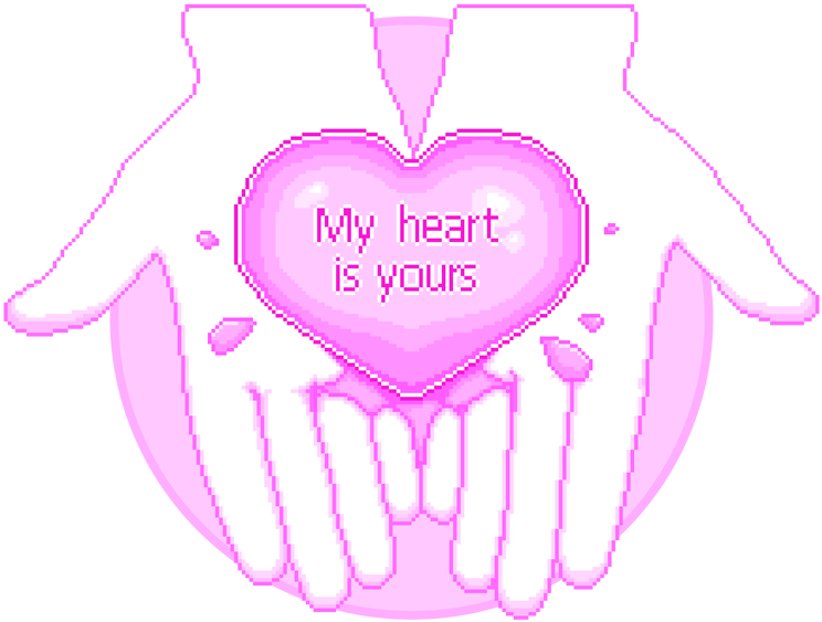 Heart Hands By Kittensquitten - Heart Hands By Kittensquitten (1024x680)