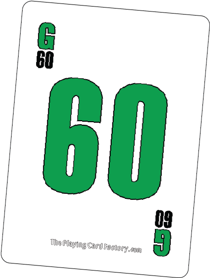Bingo Card G60 - Bingo Card G60 (428x555)