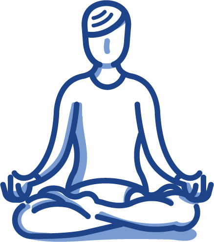 Meditative Yoga Pose - Meditative Yoga Pose (438x494)