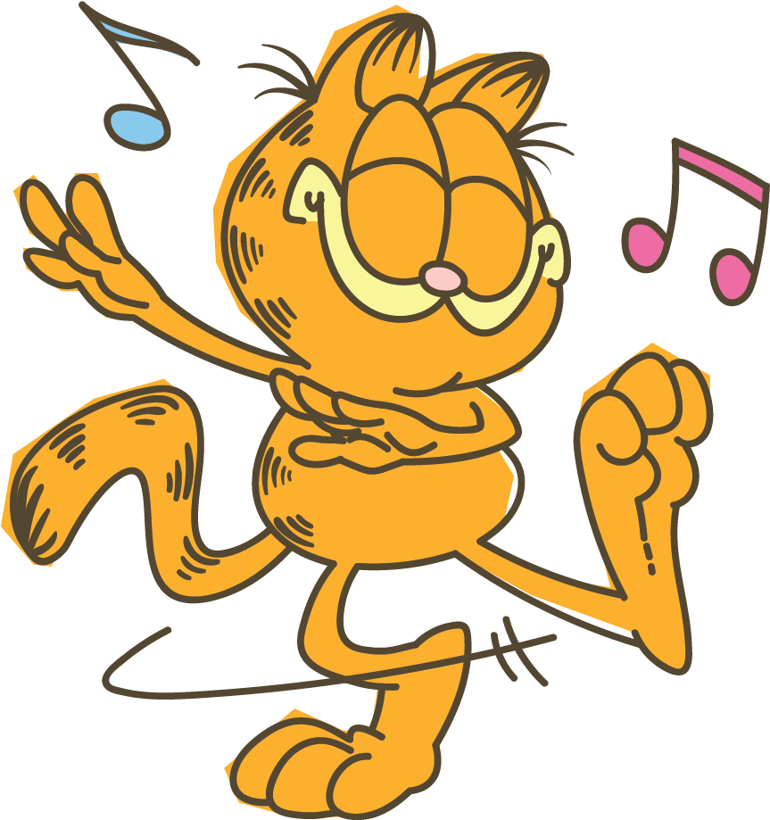 Garfield Line Messaging Sticker - Garfield Line Messaging Sticker (1000x1000)