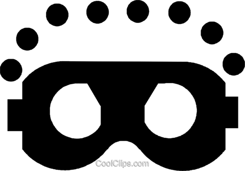 Safety Goggles Royalty Free Vector Clip Art Illustration - Safety Goggles Royalty Free Vector Clip Art Illustration (480x335)