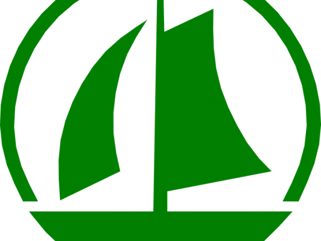 Yacht Clipart Green Boat - Yacht Clipart Green Boat (640x480)