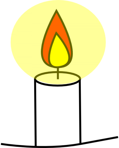 Church Candles Clipart Vector Png Images - Church Candles Clipart Vector Png Images (400x497)