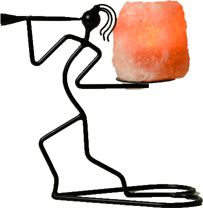 Lady Shape Himalayan Salt Candle/tea Light Holder Iron - Lady Shape Himalayan Salt Candle/tea Light Holder Iron (559x559)