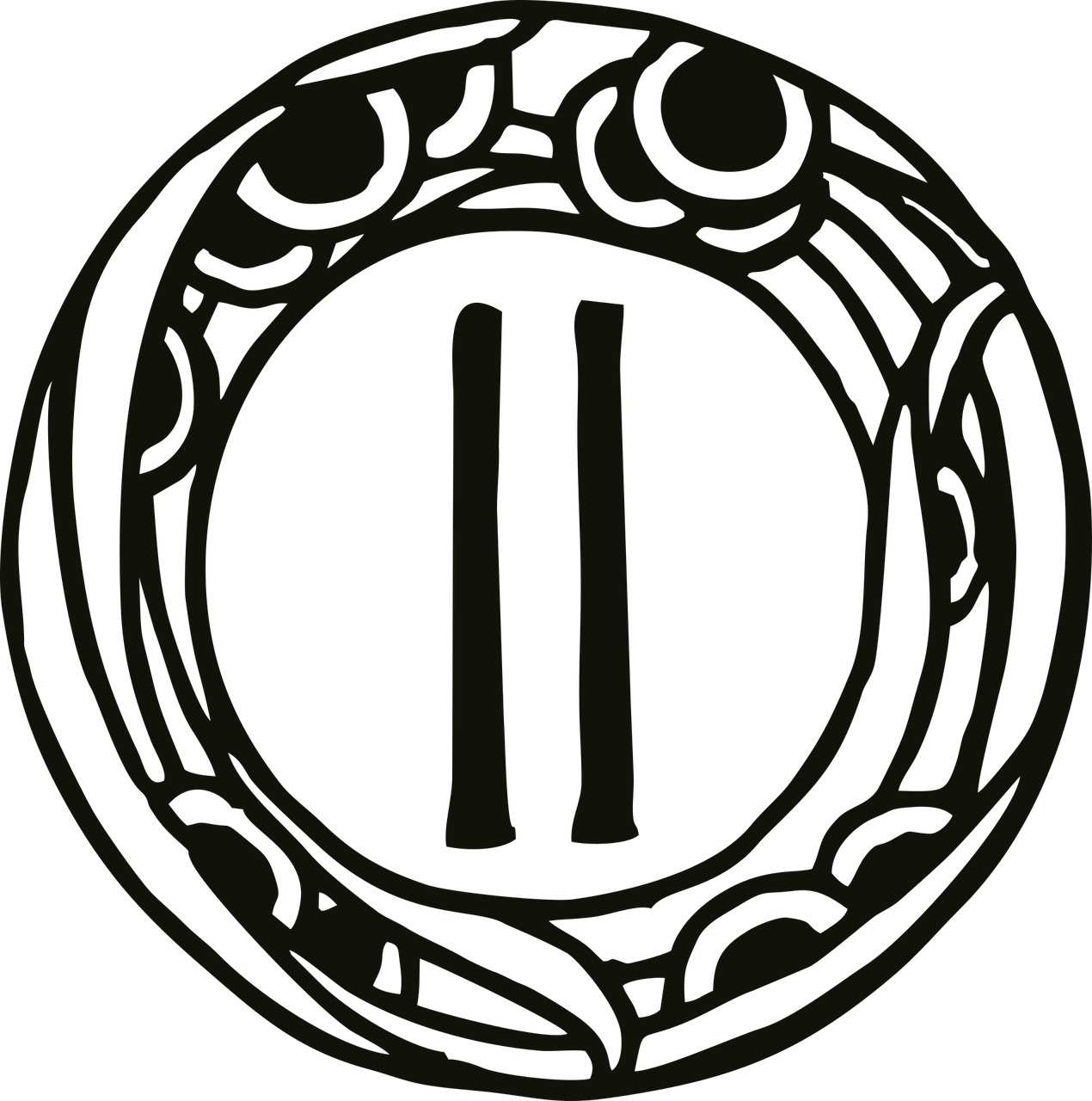 Vintage Birthday Clip Art (1270x1280)