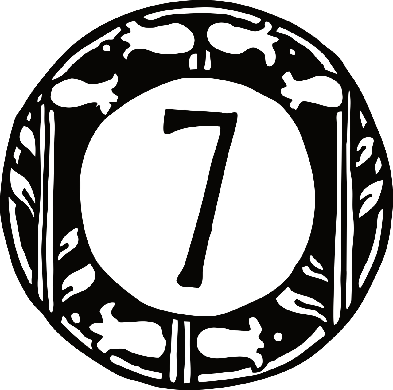 Vintage Birthday Clip Art (1280x1270)