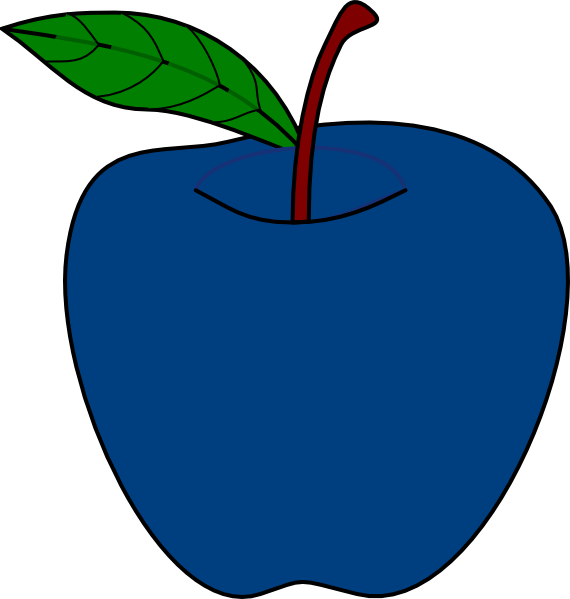 Apple Cliparts Blue Apple Clip Art Free Cliparts Science - Apple Cliparts Blue Apple Clip Art Free Cliparts Science (570x599)