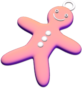 My Gingerbread Man Bauble - My Gingerbread Man Bauble (734x551)