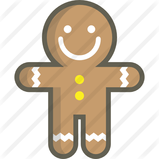 Gingerbread Man Free Icon - Gingerbread Man Free Icon (512x512)