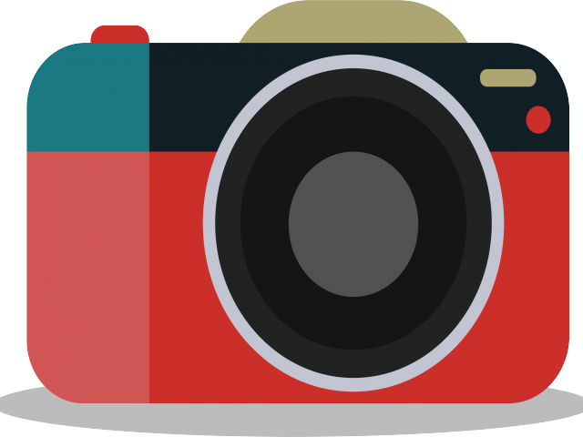 Camera Lens Clipart Red Camera - Camera Lens Clipart Red Camera (640x480)