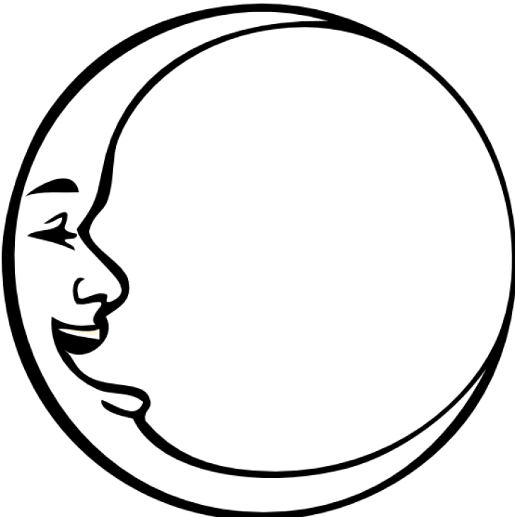 Permalink To Moon Clipart Black And White - Permalink To Moon Clipart Black And White (728x730)