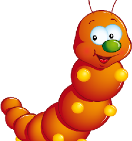 Inchworm Clipart Orange Caterpillar - Inchworm Clipart Orange Caterpillar (640x480)