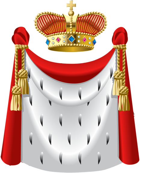 King Crown And Cape Png Clipart - King Crown And Cape Png Clipart (506x600)