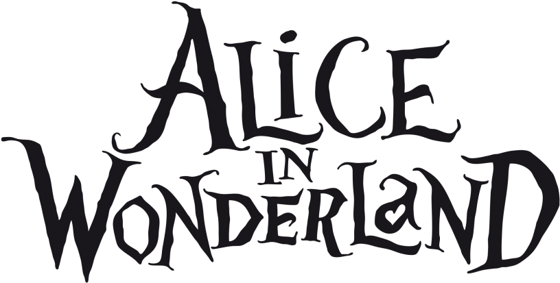 Free Png Download Alice In Wonderland Logo Clipart - Free Png Download Alice In Wonderland Logo Clipart (850x439)