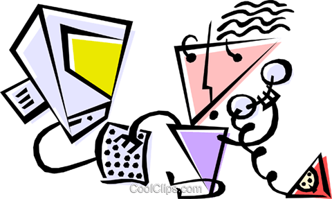 Cool Computer Person Royalty Free Vector Clip Art Illustration - Cool Computer Person Royalty Free Vector Clip Art Illustration (480x287)