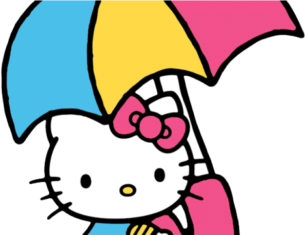 Umbrella Clipart Hello Kitty - Umbrella Clipart Hello Kitty (640x480)
