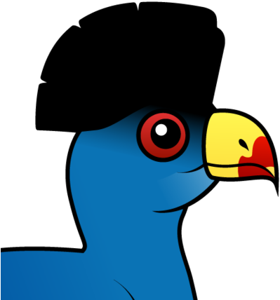 Cute Great Blue Turaco By Birdorable Lt Meet The Birds - Cute Great Blue Turaco By Birdorable Lt Meet The Birds (440x440)