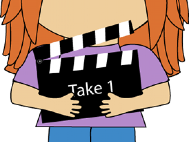 Clapperboard Clipart Movie Theater - Clapperboard Clipart Movie Theater (640x480)