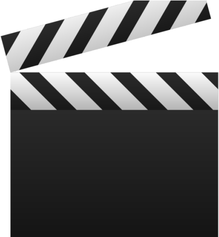 Clapperboard Clipart Video - Clapperboard Clipart Video (640x480)